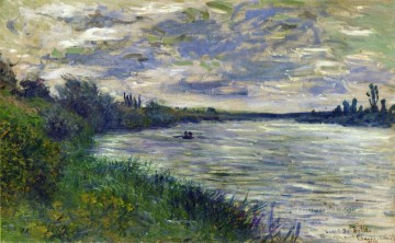  tormentoso Pintura - El Sena cerca de Vetheuil Clima tormentoso Paisaje de Claude Monet